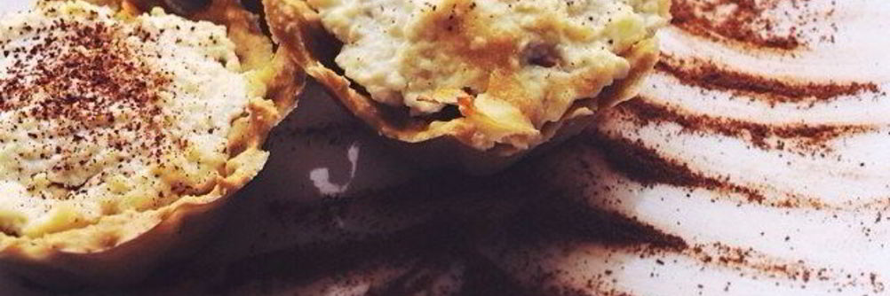 Овсяно-творожные кексы с яблоком