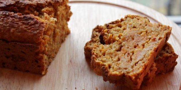 овсяный кекс с тыквой и бананом