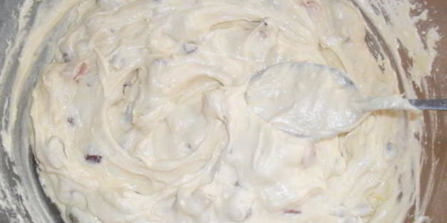 рождественский кекс с цукатами и изюмом