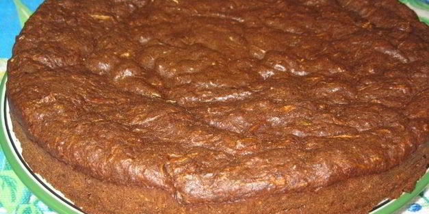 шоколадно-кабачковый кекс