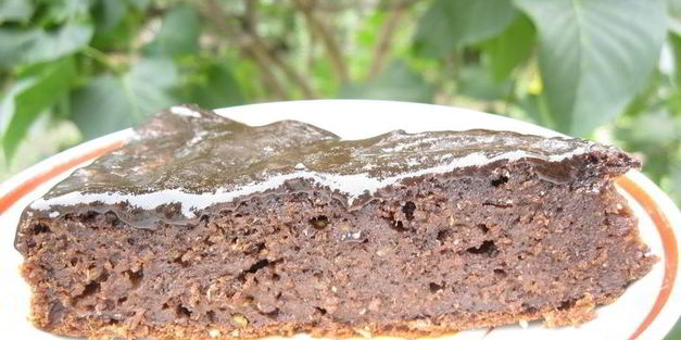 шоколадно-кабачковый кекс