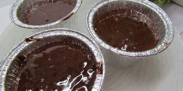 шоколадный фондан