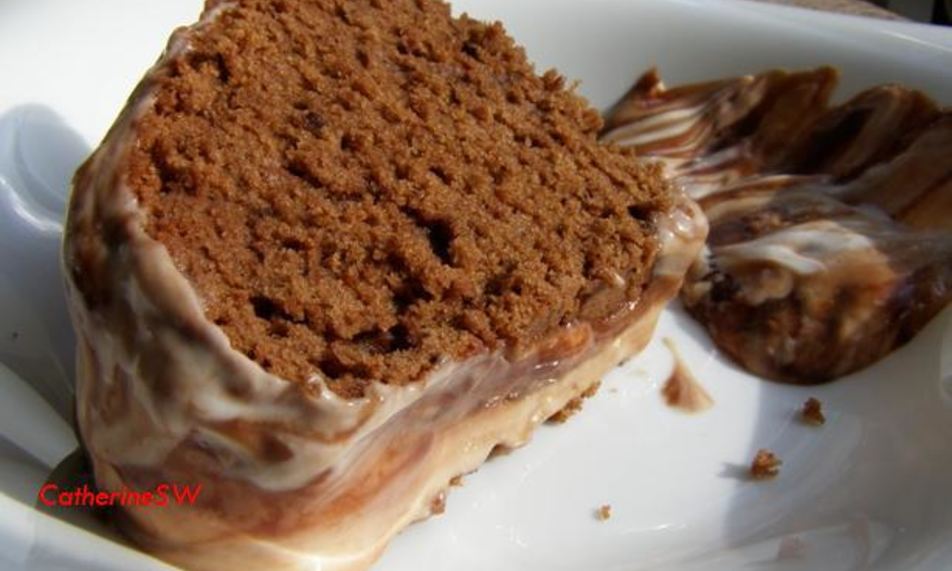 Рецепт шоколадный кекс с мраморной глазурью