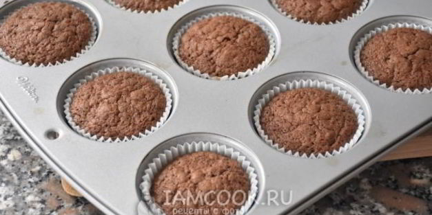 шоколадные капкейки