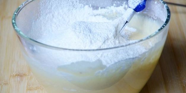 сметанные кексы с черникой