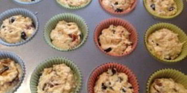 соленые кексики с оливками и вялеными помидорами