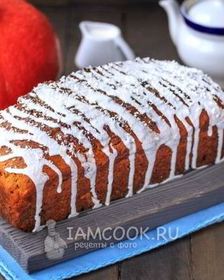 Творожно-тыквенный кекс