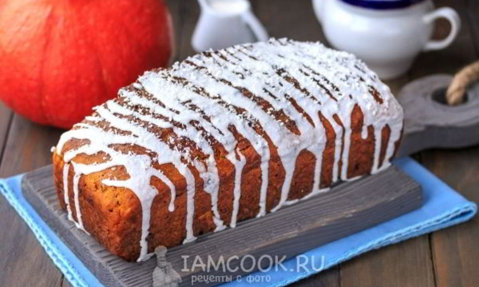 Рецепт творожно-тыквенный кекс