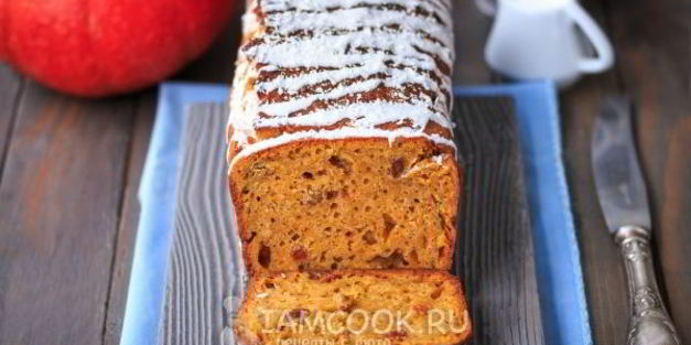 творожно-тыквенный кекс