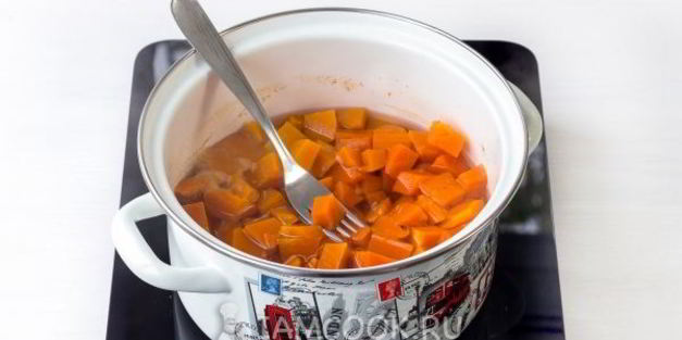 творожно-тыквенный кекс