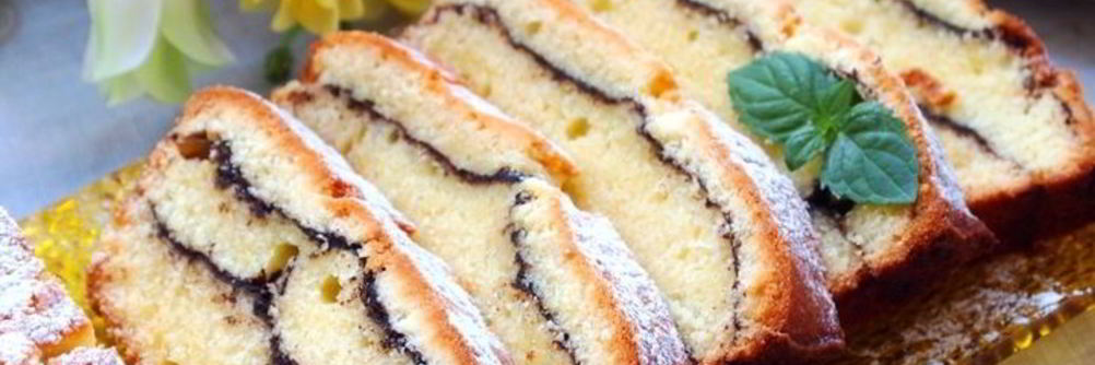 Творожный кекс Полосатый