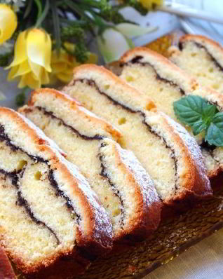 Творожный кекс Полосатый