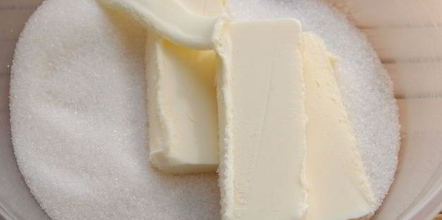 творожный кекс полосатый