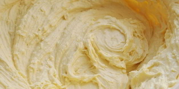 творожный кекс полосатый