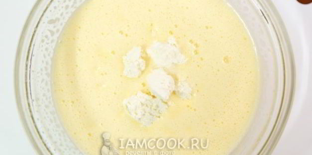 творожный кекс с черемуховой мукой