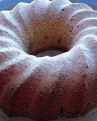 Творожный кекс с лимоном