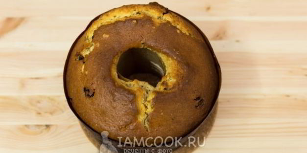 творожный кекс с орехами и изюмом