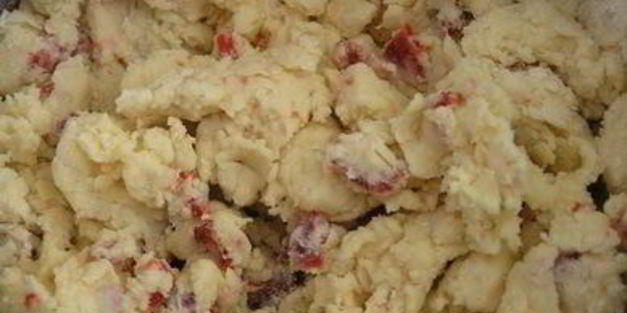 творожный кекс с вишней