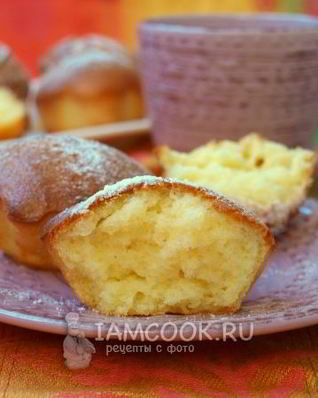 Творожные кексы с манкой