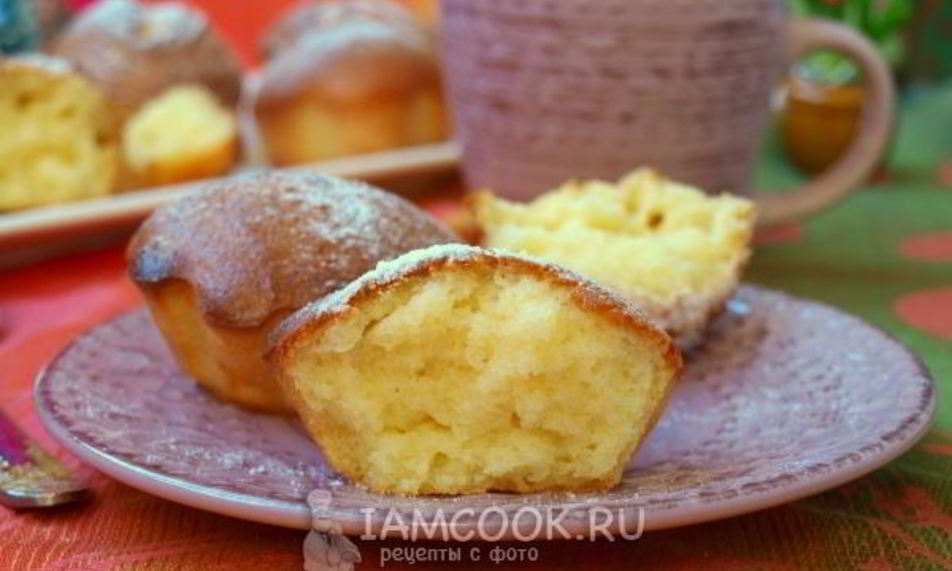 Рецепт творожные кексы с манкой