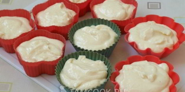 творожные кексы с манкой