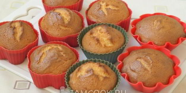 творожные кексы с манкой