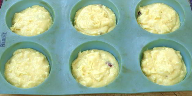 творожные кексы с шоколадной глазурью