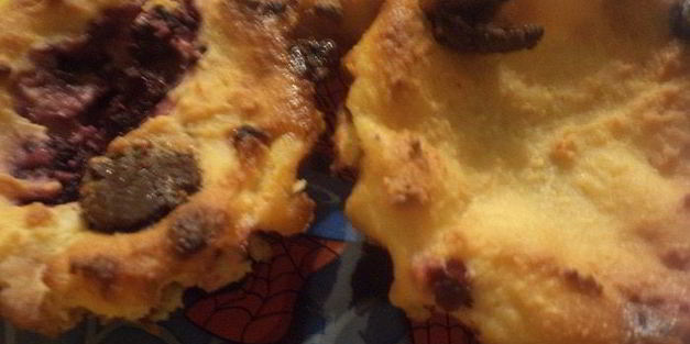 творожные кексы с ягодами