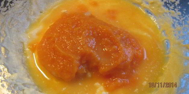 тыквенно-апельсиновый кекс с клюквой