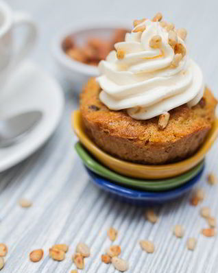 Тыквенный кекс со сливочным кремом