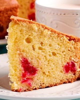 Вишневый кекс на молоке