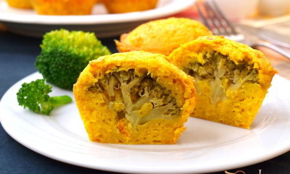 Рецепт закусочные кексы с брокколи