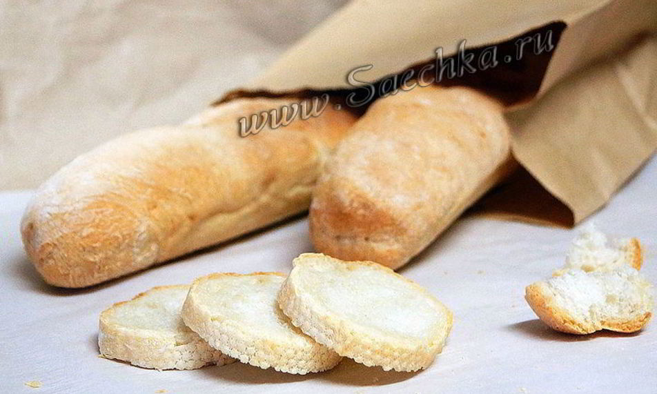 Рецепт багет на холодной опаре