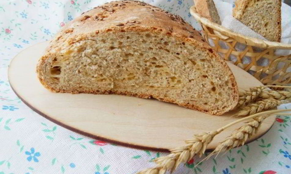 Рецепт батон цельнозерновой с сыром