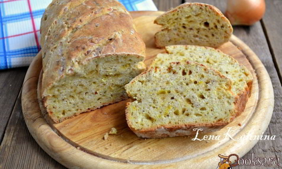 Рецепт бездрожжевой итальянский хлеб с сыром
