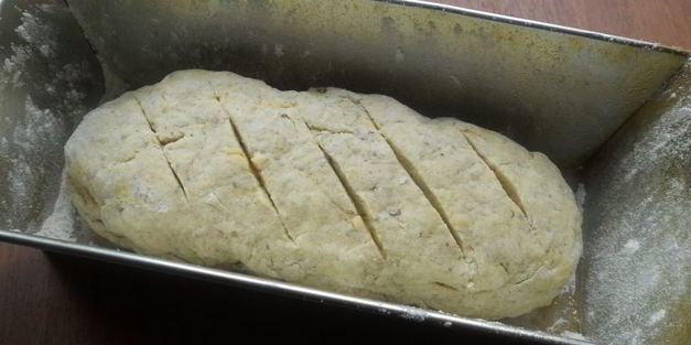 бездрожжевой итальянский хлеб с сыром