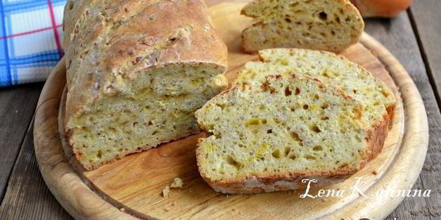 бездрожжевой итальянский хлеб с сыром