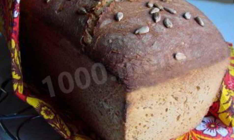 Рецепт бездрожжевой хлеб из пшенично-ржаной муки