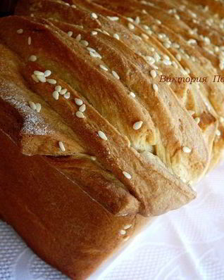 Итальянский молочный хлеб Аккордеон