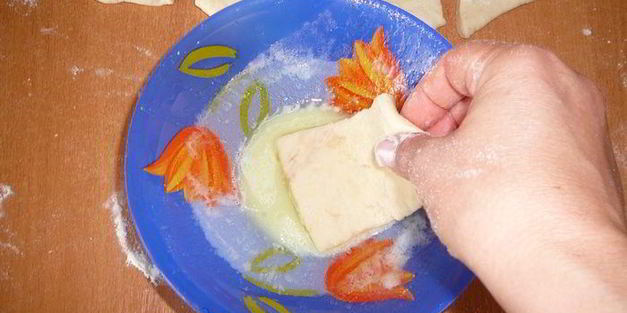 итальянский молочный хлеб аккордеон