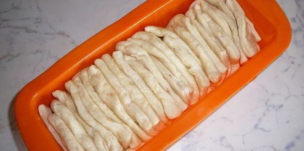 итальянский молочный хлеб аккордеон