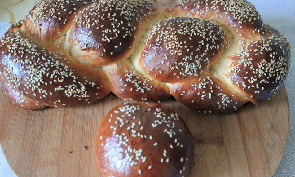 Рецепт хала из двух жгутов