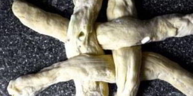 хала с яблоками и медом