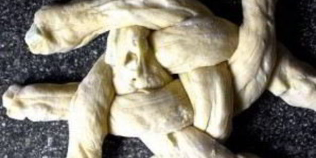 хала с яблоками и медом