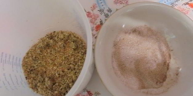 хлеб-гармошка с ореховой начинкой пахлава