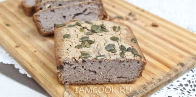 хлеб из зеленой гречки