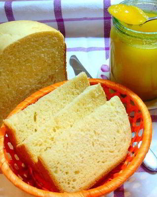 Хлеб на сметане в хлебопечке