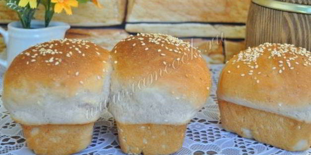 клюквенный хлеб с кунжутом