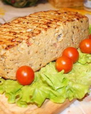 Куриный хлеб с сырной начинкой