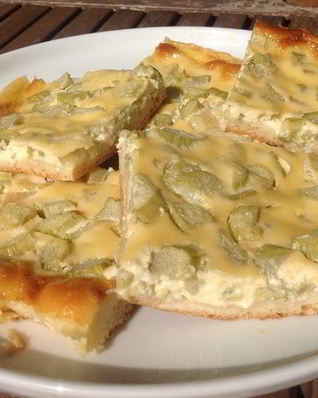 Латышский ревеневый плоский хлебушек